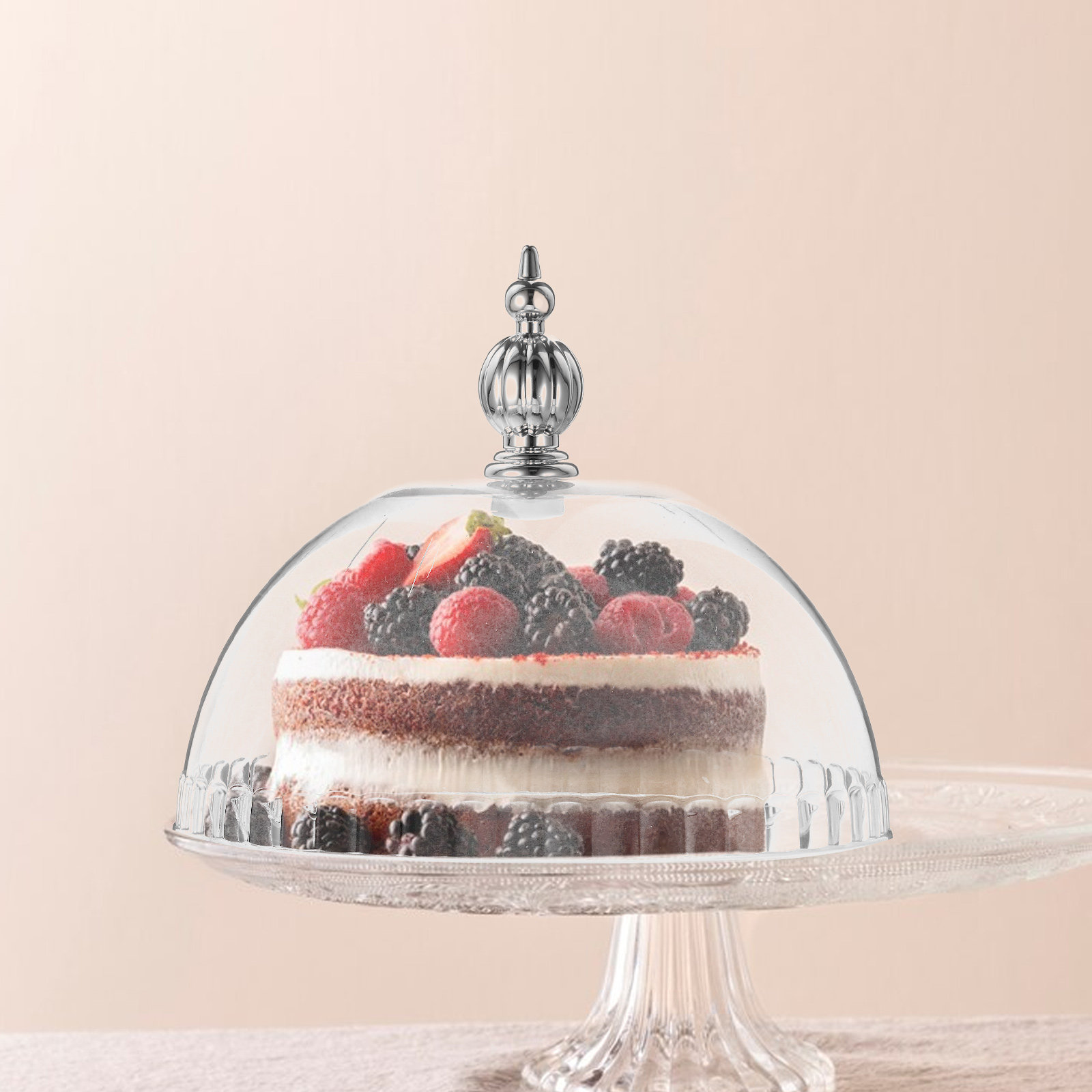 Plastic Dome Clear - Plastic Clear Cake Dome Cover 6.8