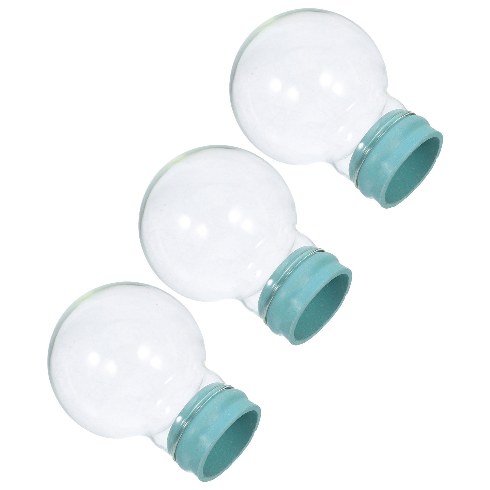 Plastic Dome Clear - 3Pcs Empty Snow Globe Glass Dome