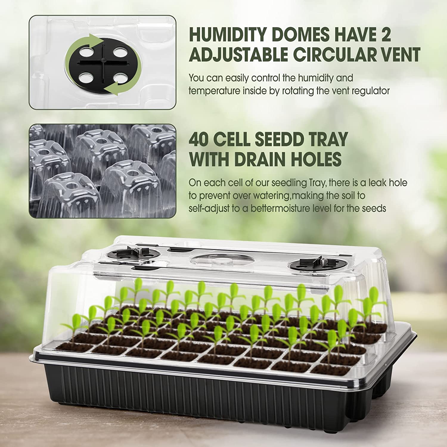 【Best 】1 Set, Seed Starter Tra - Humidity Dome Kit 리뷰 및 가격