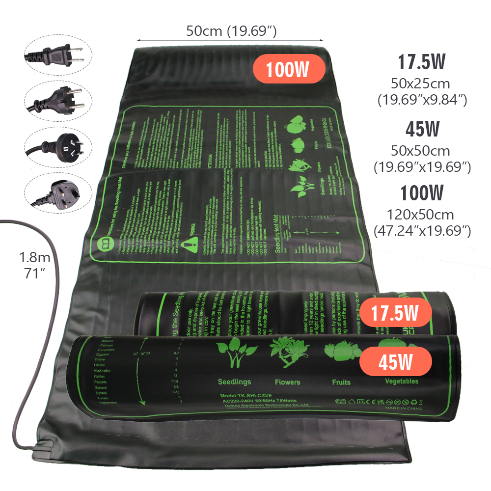 17.5W 45W 100W Seedling Heat M - Rooting Gel Clone 리뷰 및 가격