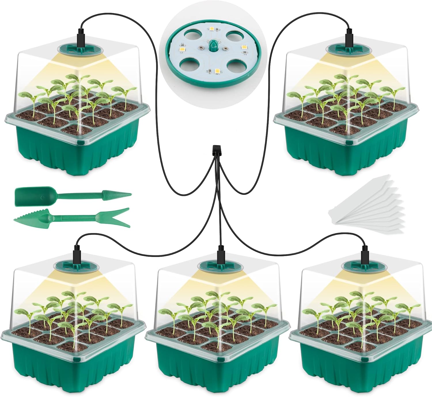 Seed Starter Tray with Grow Li - Humidity Dome Kit 리뷰 및 가격