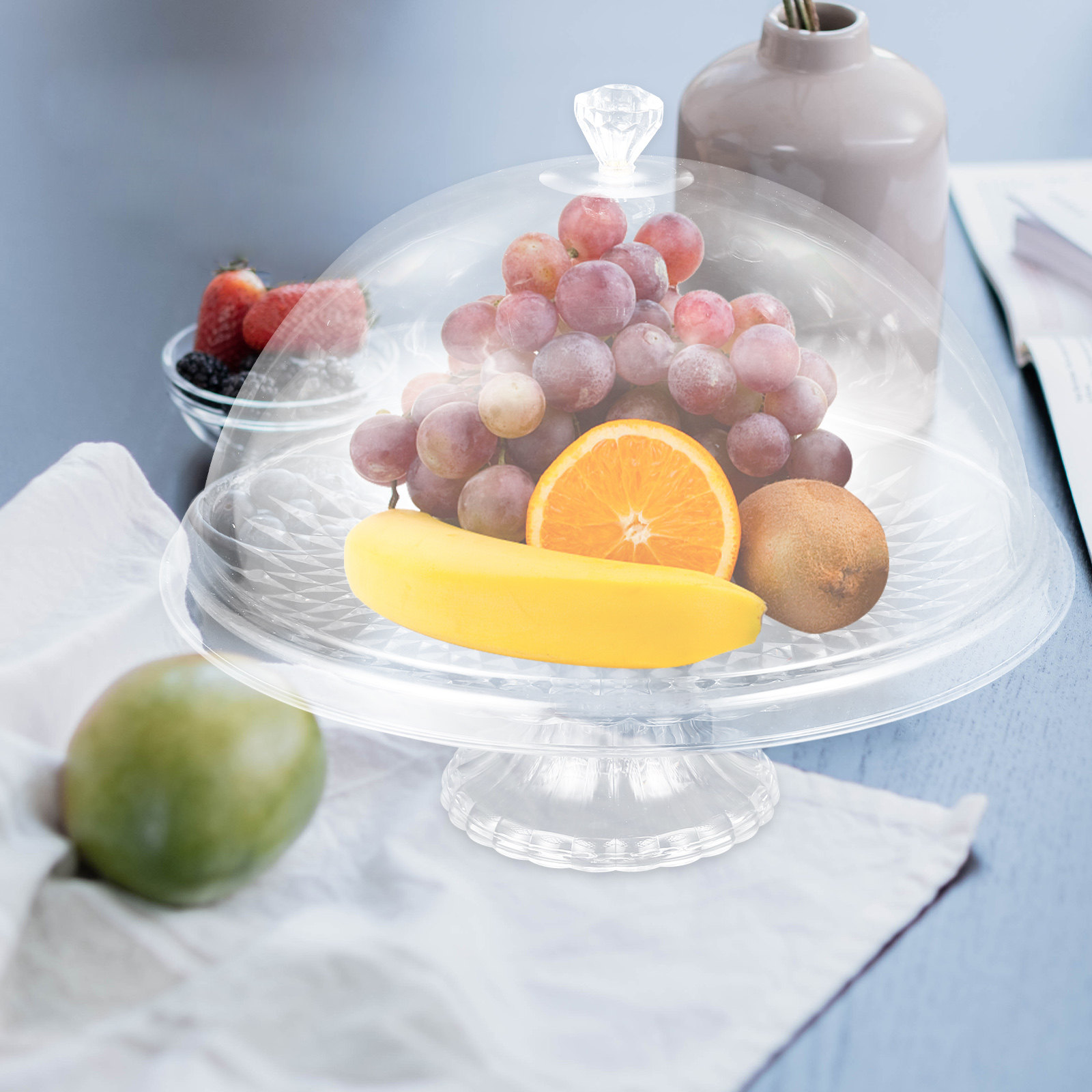 Clear Pet Cake Stand with Dome - Plastic Dome Clear 리뷰 및 가격