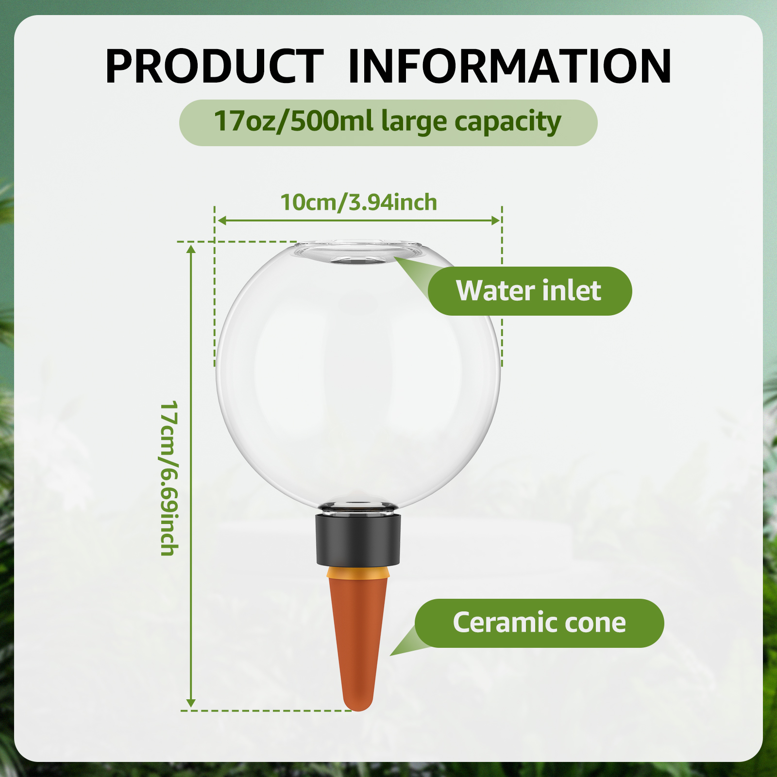 2/4Pcs 500ML Automatic Drip Ir - Self Watering Insert 리뷰 및 가격