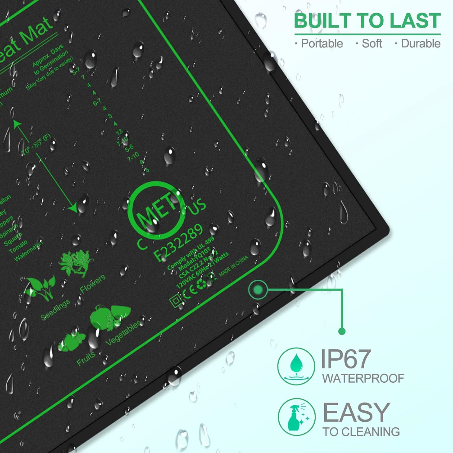 Seedling Heat Mat With Digital - Rooting Gel Clone 리뷰 및 가격