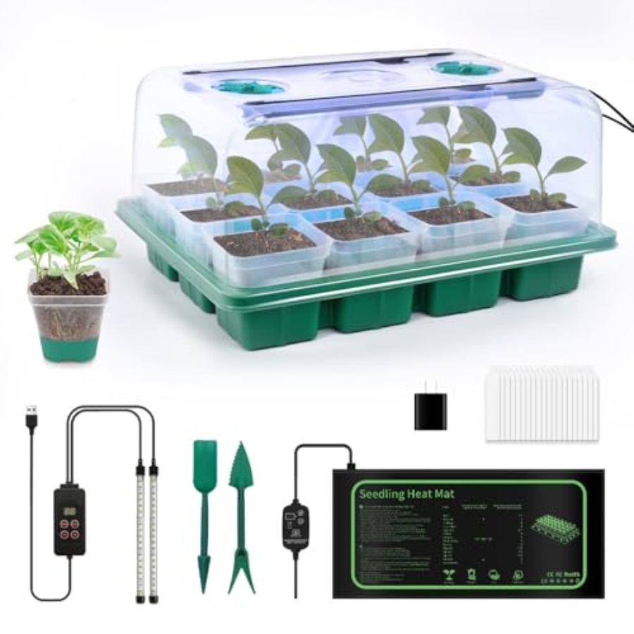 Seed Starter Kit with Grow Lig - Humidity Dome Kit 리뷰 및 가격