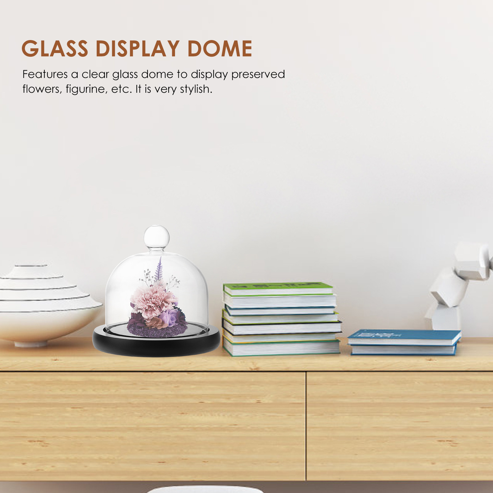 Glass Display Dome Clear Cover - Plastic Dome Clear 리뷰 및 가격