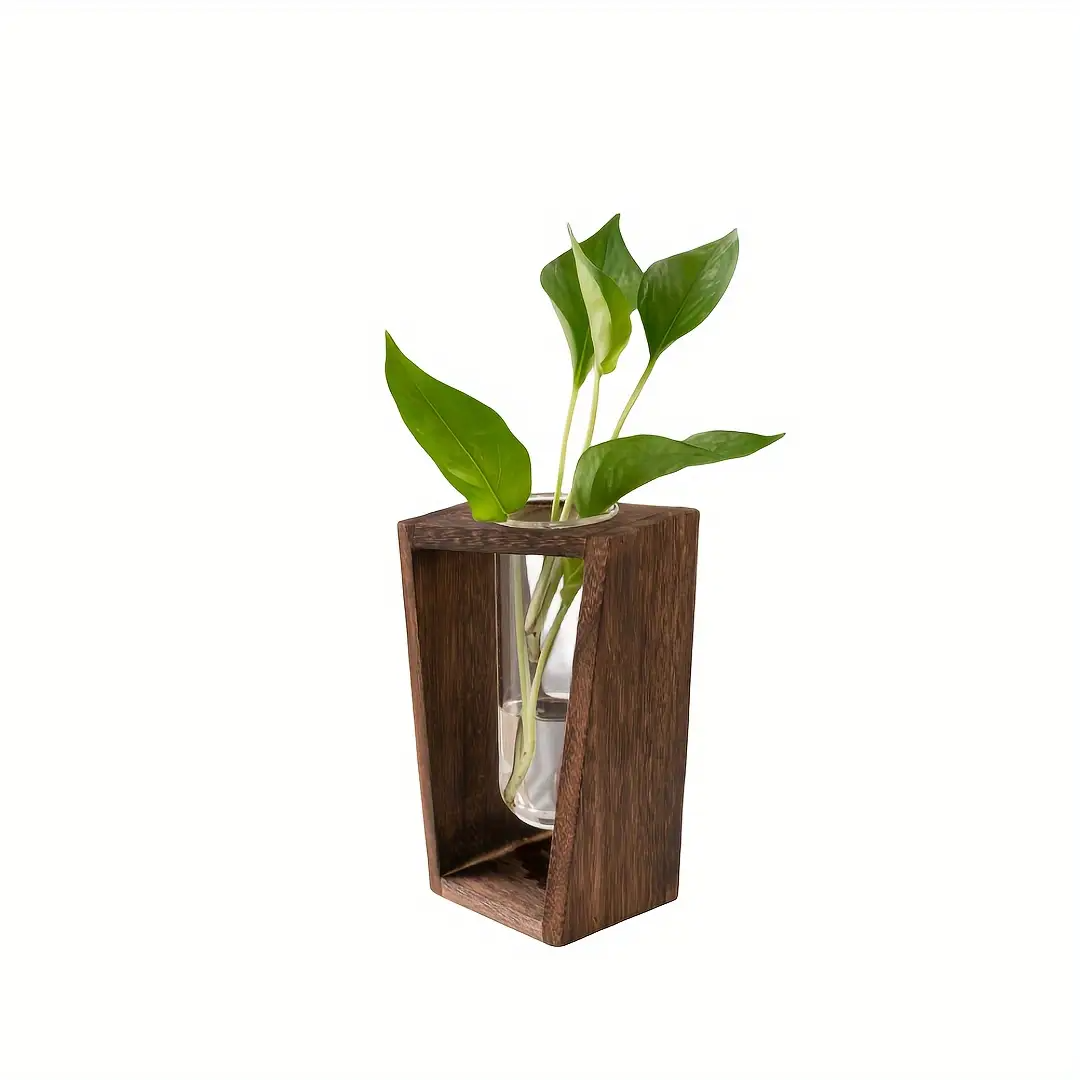 Modern Wood Propagation Vase - - Propagation Station Vase 리뷰 및 가격