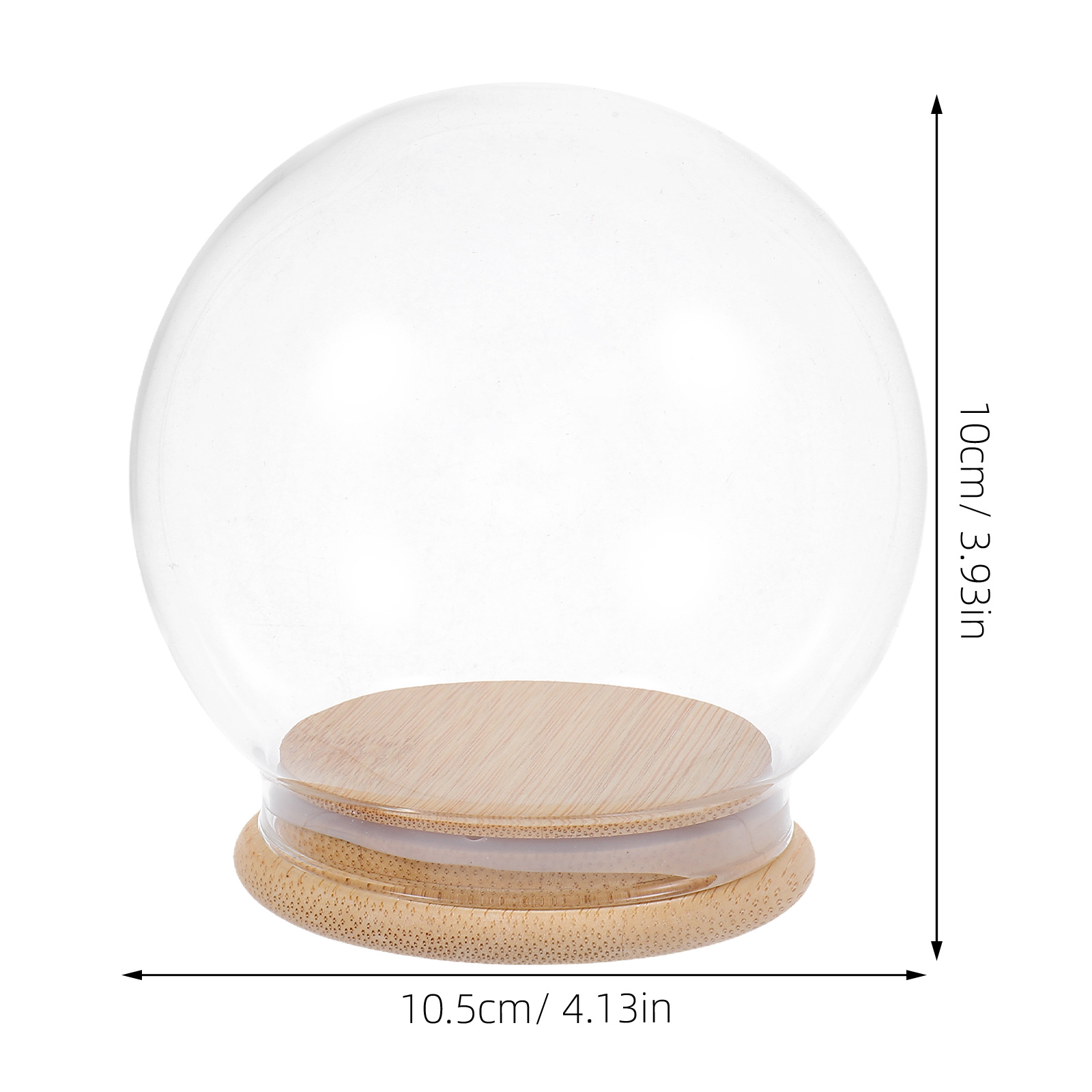 Glass Dome Eternal Flower Disp - Plastic Dome Clear 리뷰 및 가격