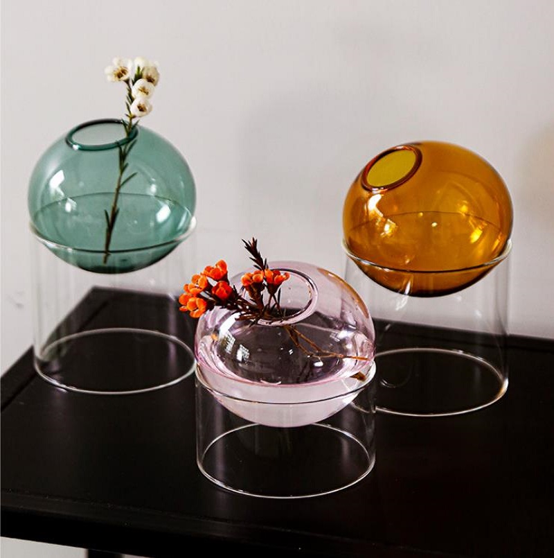Mini Round Flower Vase Hydropo - Propagation Station Vase 리뷰 및 가격