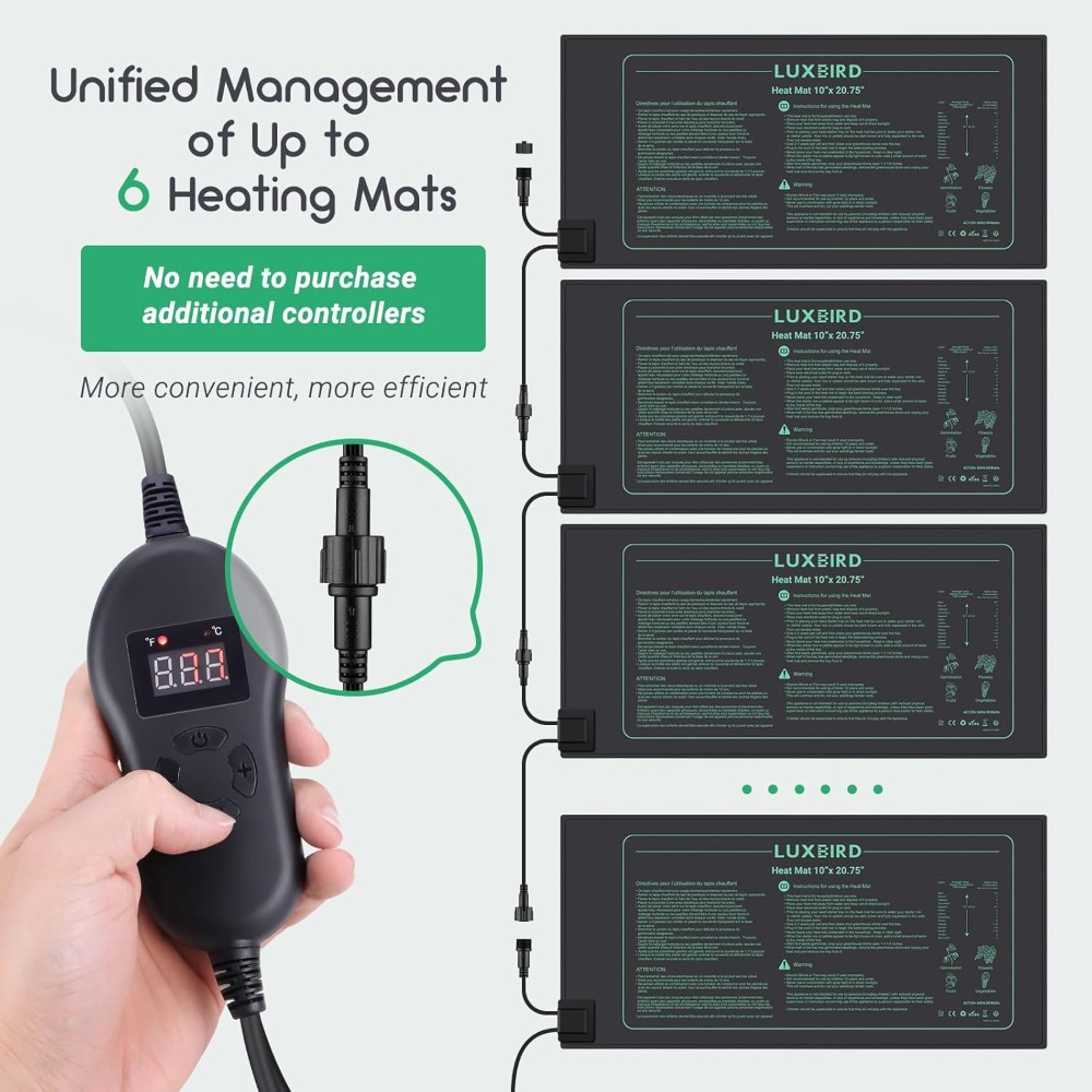 4 Pack Seedling Heat Mat with  - Heat Mat Seedling 리뷰 및 가격