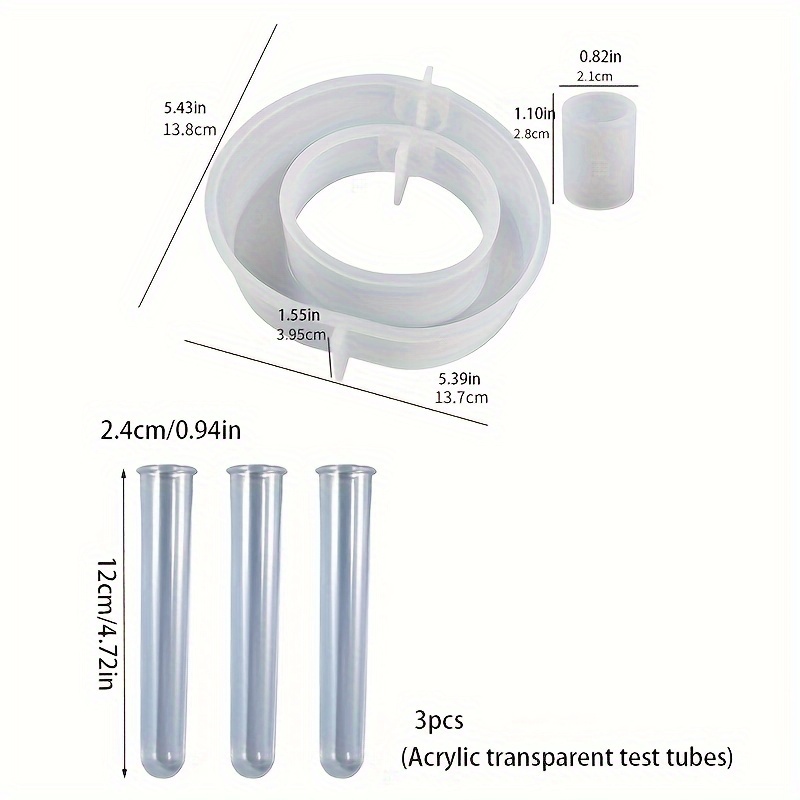 4PCS Flower Vase Silicone Mold - Propagation Station Vase 리뷰 및 가격