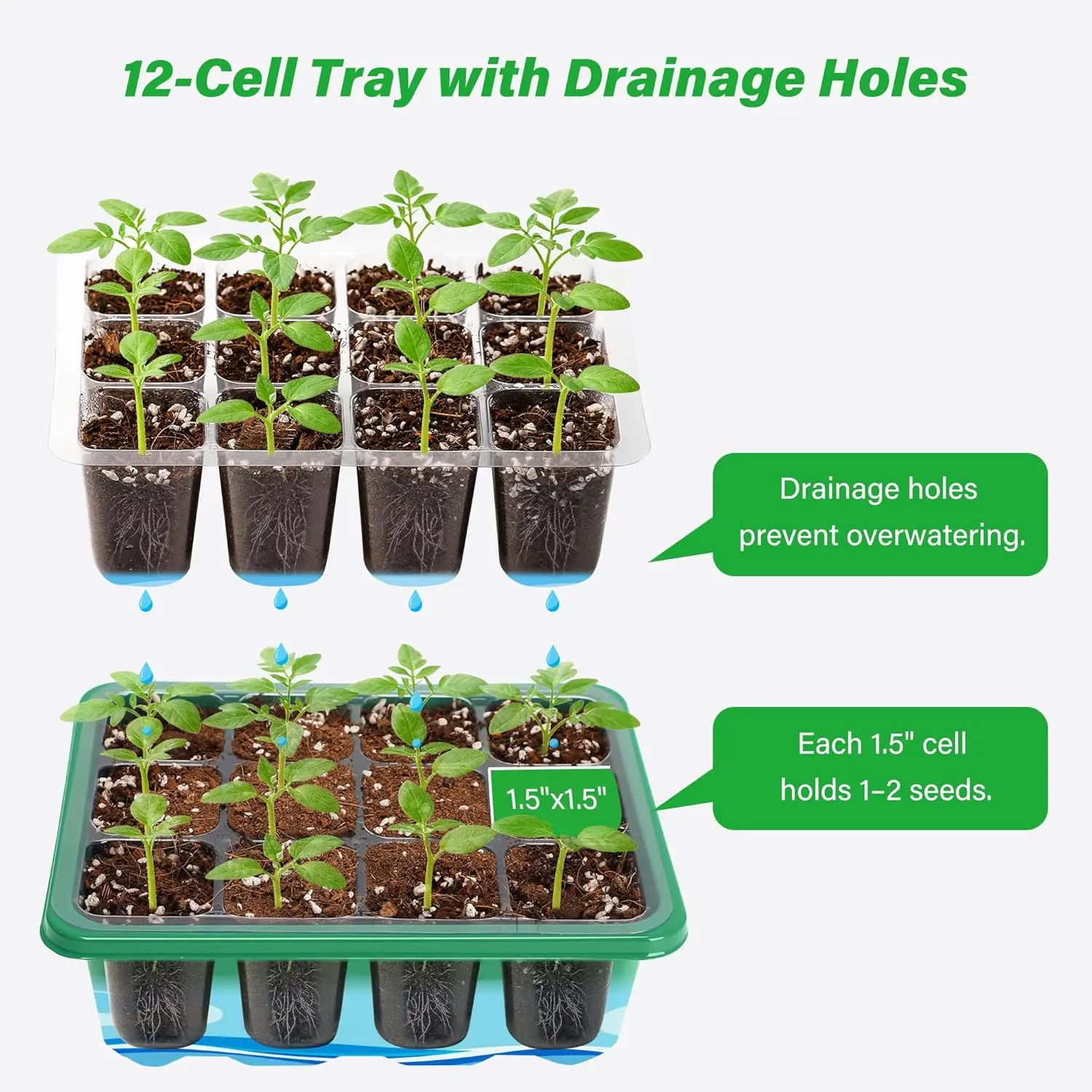 6/12 Grids Growing Starting Nu - Humidity Dome Kit 리뷰 및 가격