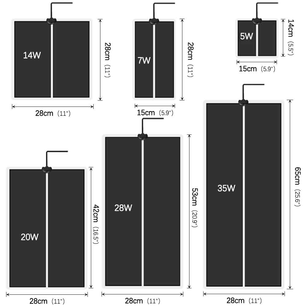 35W-5W Seeds Seedlings Plant H - Heat Mat Seedling 리뷰 및 가격