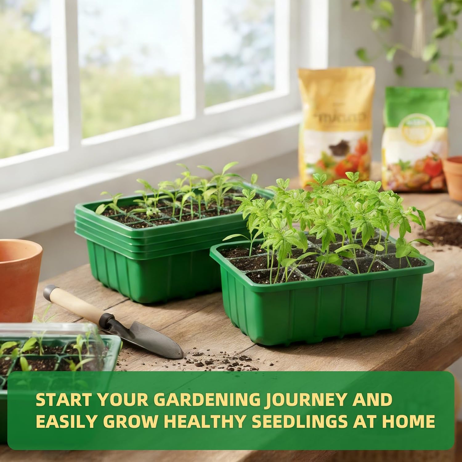 5-Pack Seed Starter Tray Kit w - Humidity Dome Kit 리뷰 및 가격