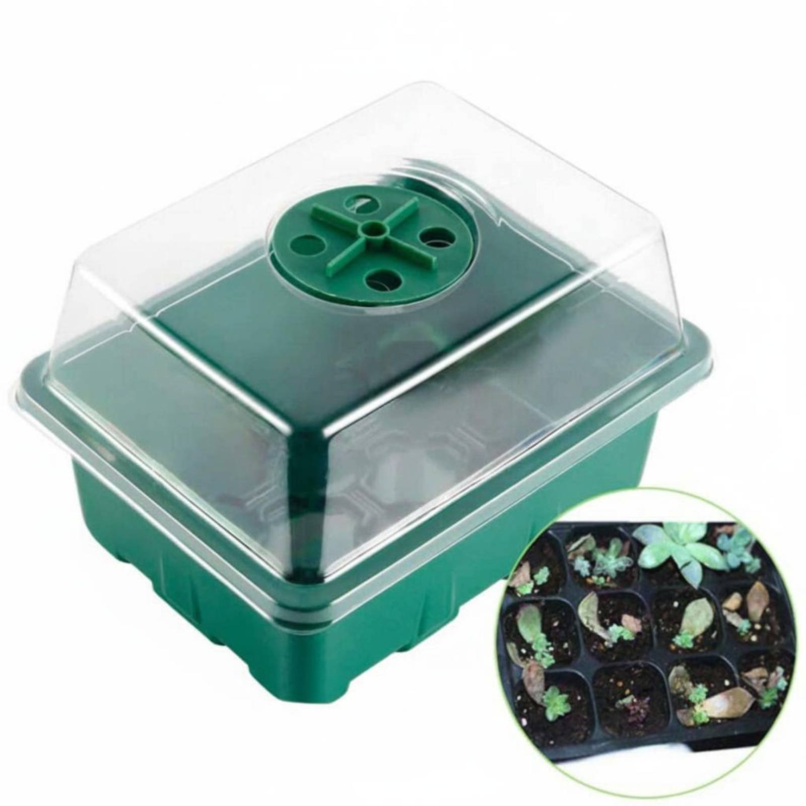 12 Compartment Germination Tra - Humidity Dome Kit 리뷰 및 가격