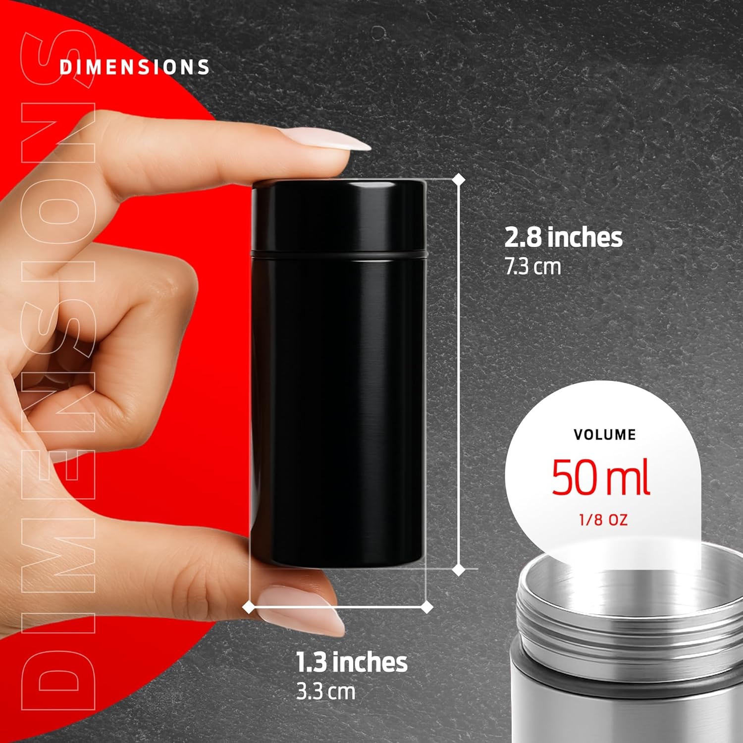 50ml Smell Proof Aluminum Jar  - Misting Bottle Fine 리뷰 및 가격