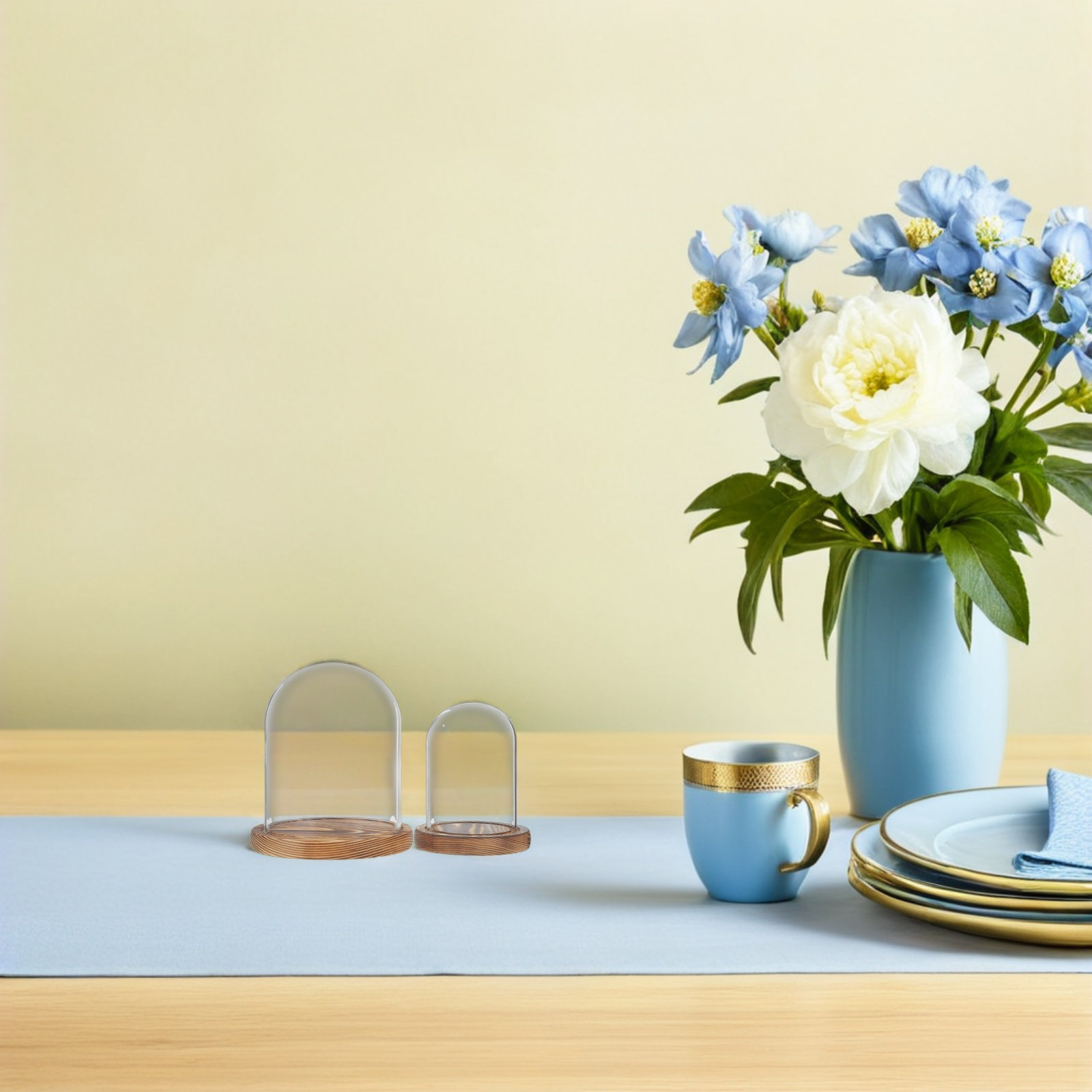 2Sets Clear Glass Display Dome - Plastic Dome Clear 리뷰 및 가격