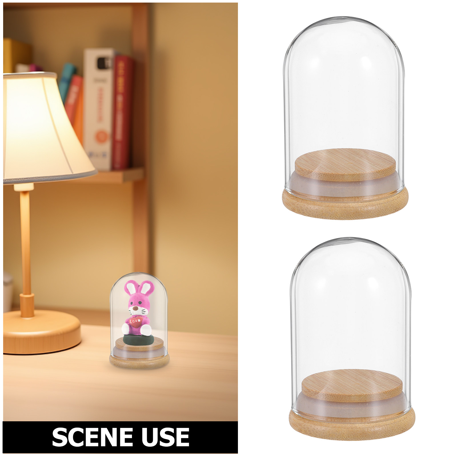 6Pcs Clear Glass Cloche Dome D - Plastic Dome Clear 리뷰 및 가격