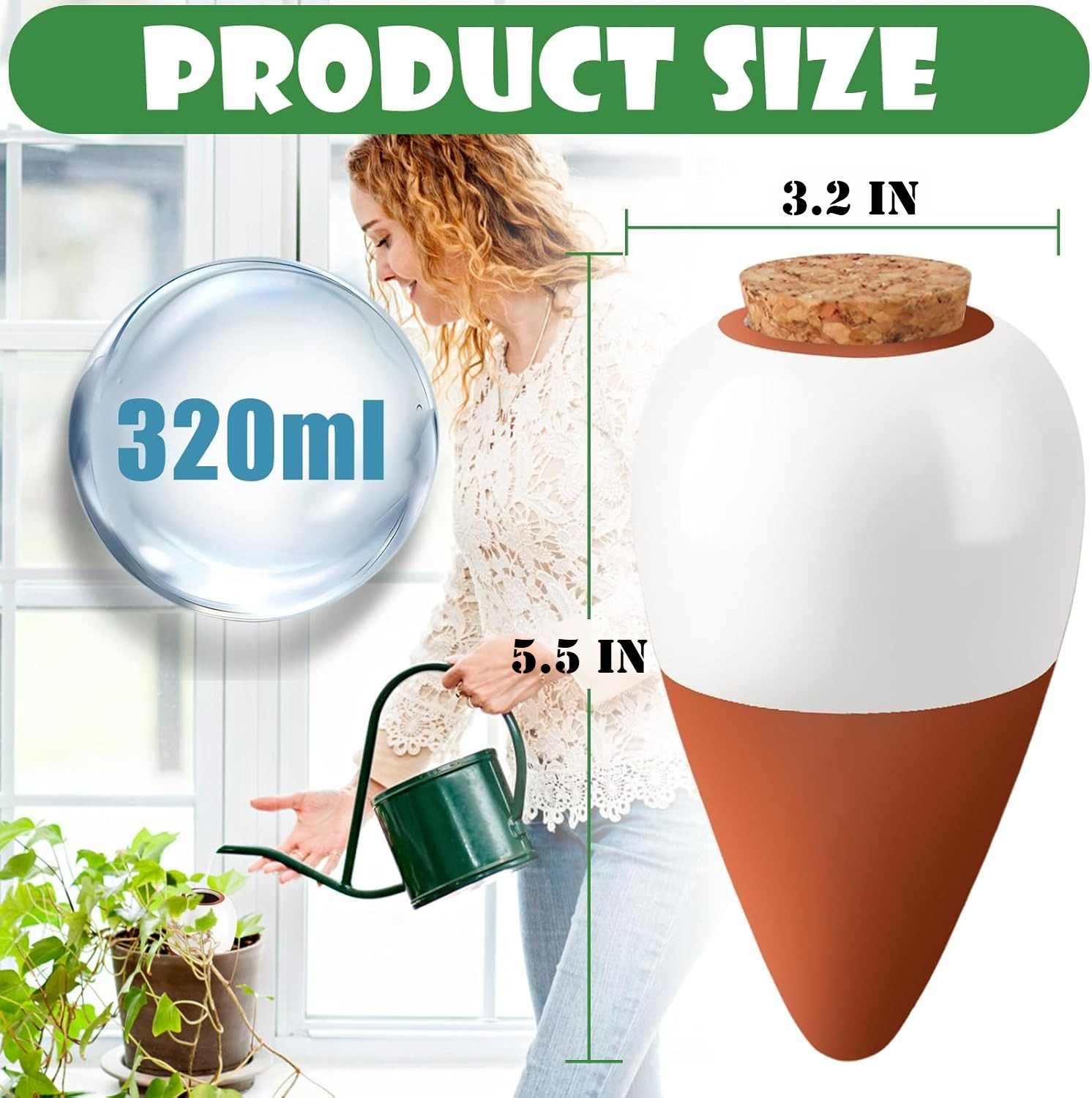 Terracotta Watering Spikes,Sel - Self Watering Insert 리뷰 및 가격