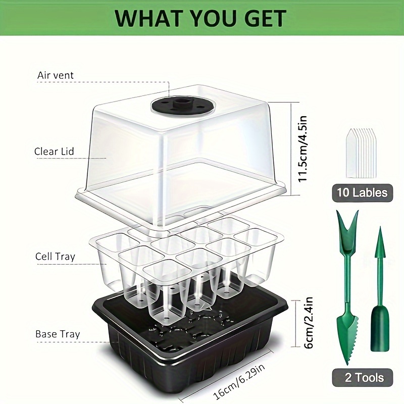 Seedling Starter Kit 1/2/3 Set - Humidity Dome Kit 리뷰 및 가격