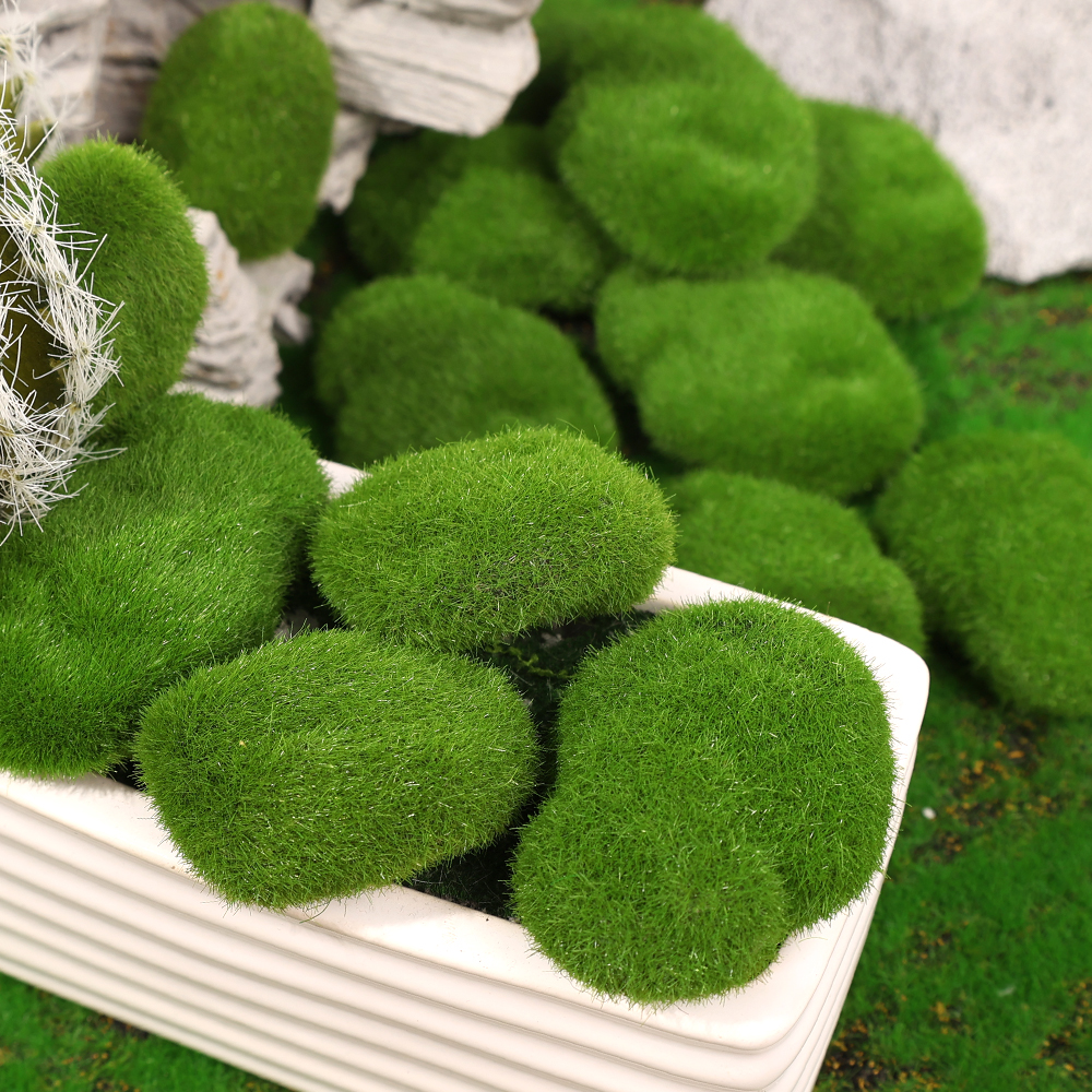 Artificial Green Moss Stones f - Sphagnum Moss Dry 리뷰 및 가격