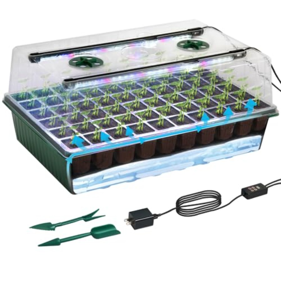 Seed Starter Tray with Grow Li - Humidity Dome Kit 리뷰 및 가격