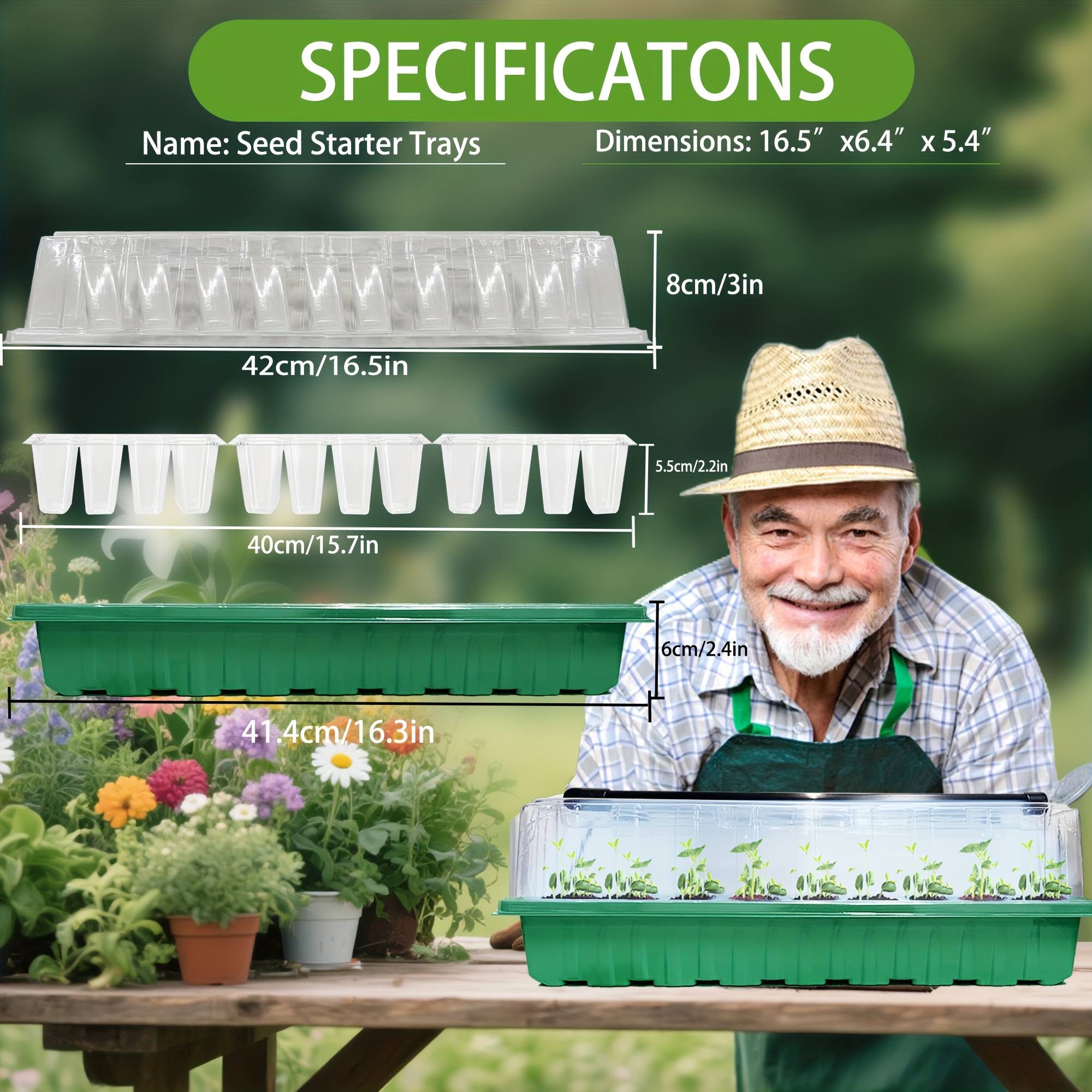 2PCS 72-Cell Seed Growing Kit  - Humidity Dome Kit 리뷰 및 가격