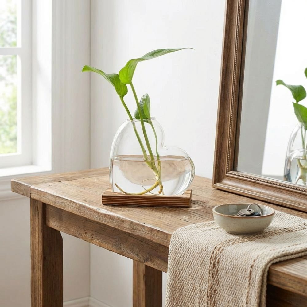 Transparent Hydroponic Glass V - Propagation Station Vase 리뷰 및 가격