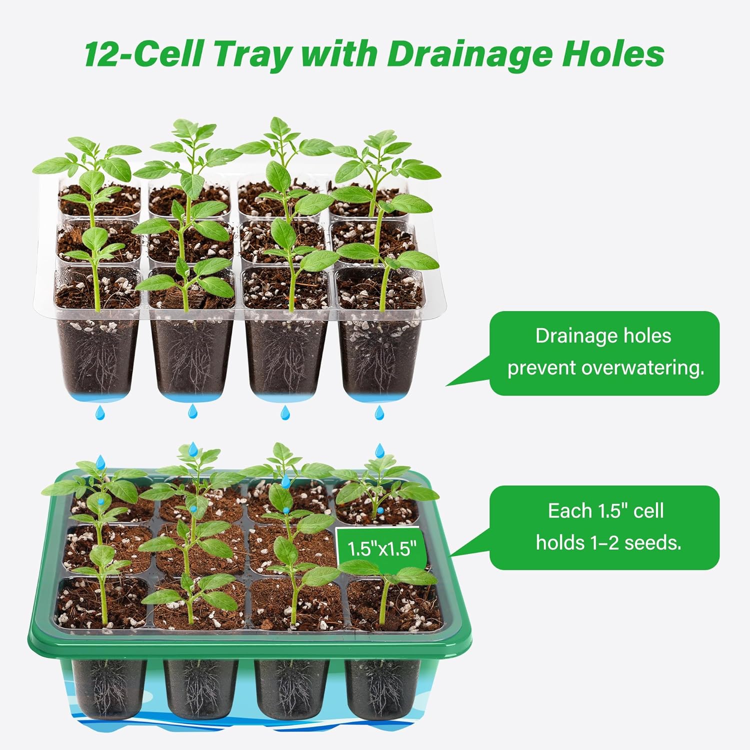 Growing Starting Nursery Trays - Humidity Dome Kit 리뷰 및 가격